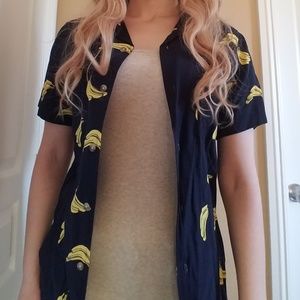 Goodfellow& Co. Banana Hawaiian Button-Up Shirt